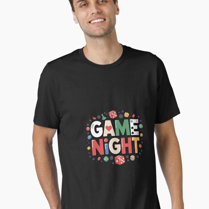 Board Game Print - T-shirt Essenziale per Organizzatore di Serate