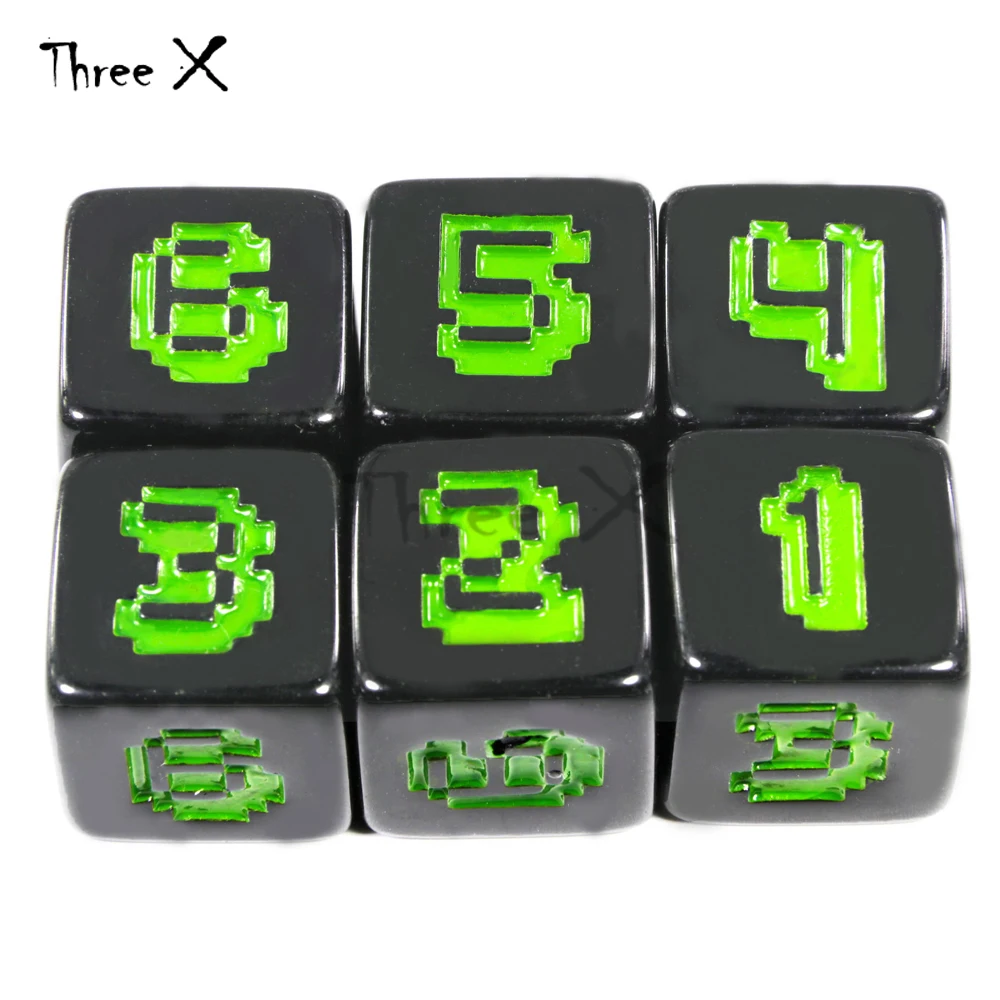 Board Game Logo - Set di 6 Dadi Digitali da