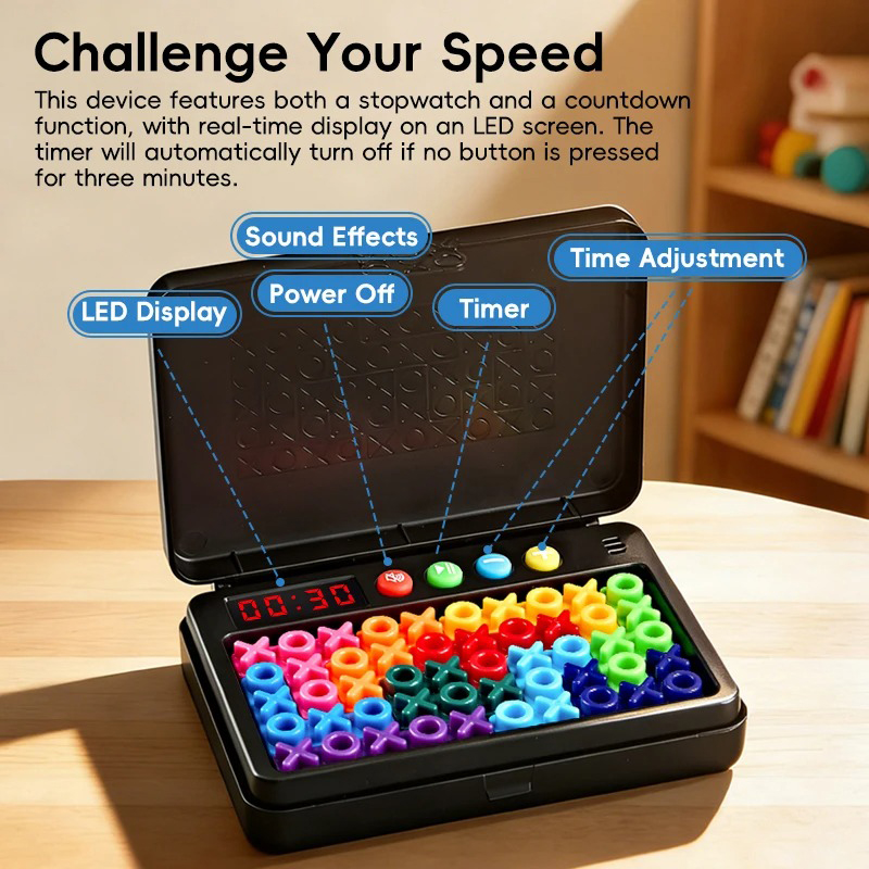Board Game With Questions - KNYYSECQ Smart XO Puzzle: Gioco di