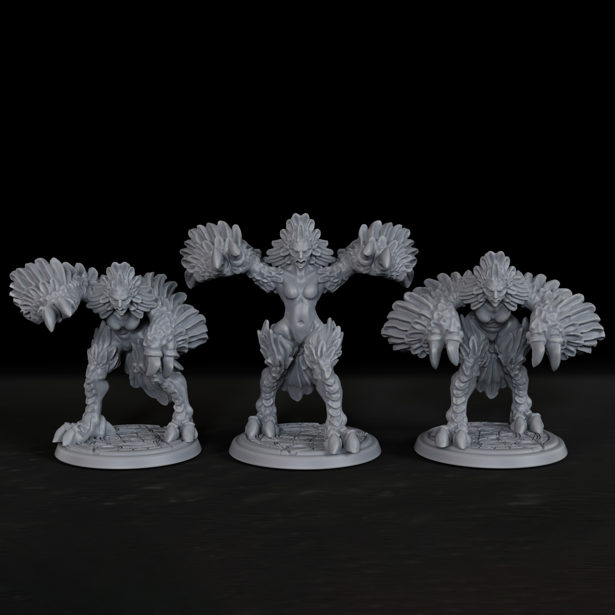 Board Game Rpg - Miniatura RPG Harpies - Regalo di
