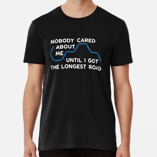 Board Game Print - The Longest Road - T-shirt dal