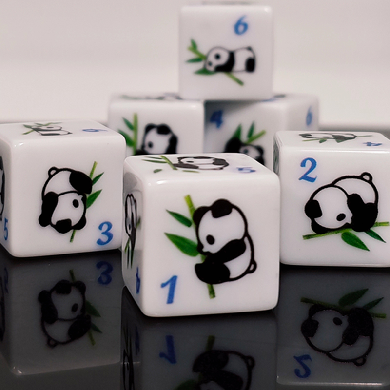 Board Game Print - Set di dadi da gioco a