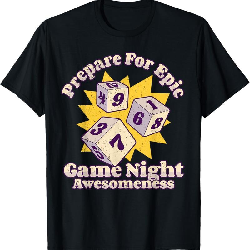Board Game Print - Maglietta Game Night Host I Family