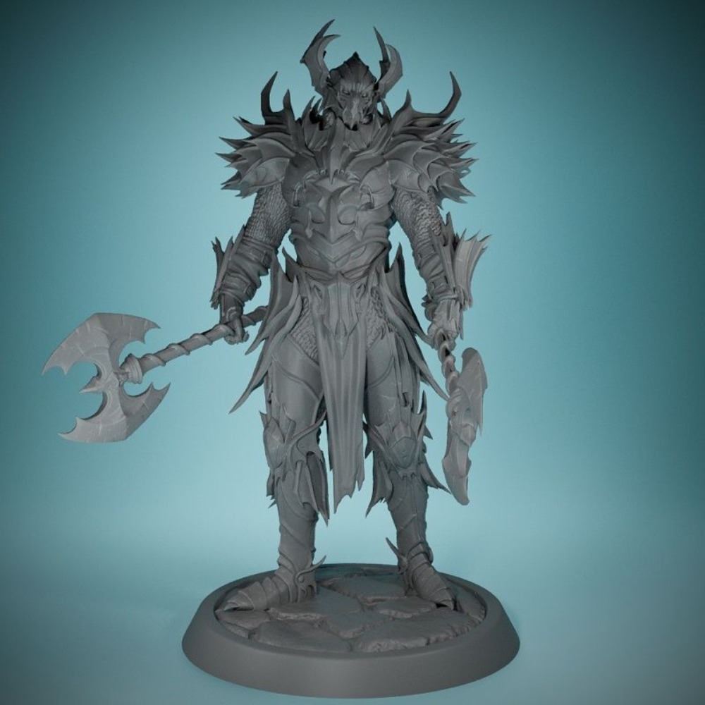 Board Game Print - No Wings Demon Knight Modello stampato