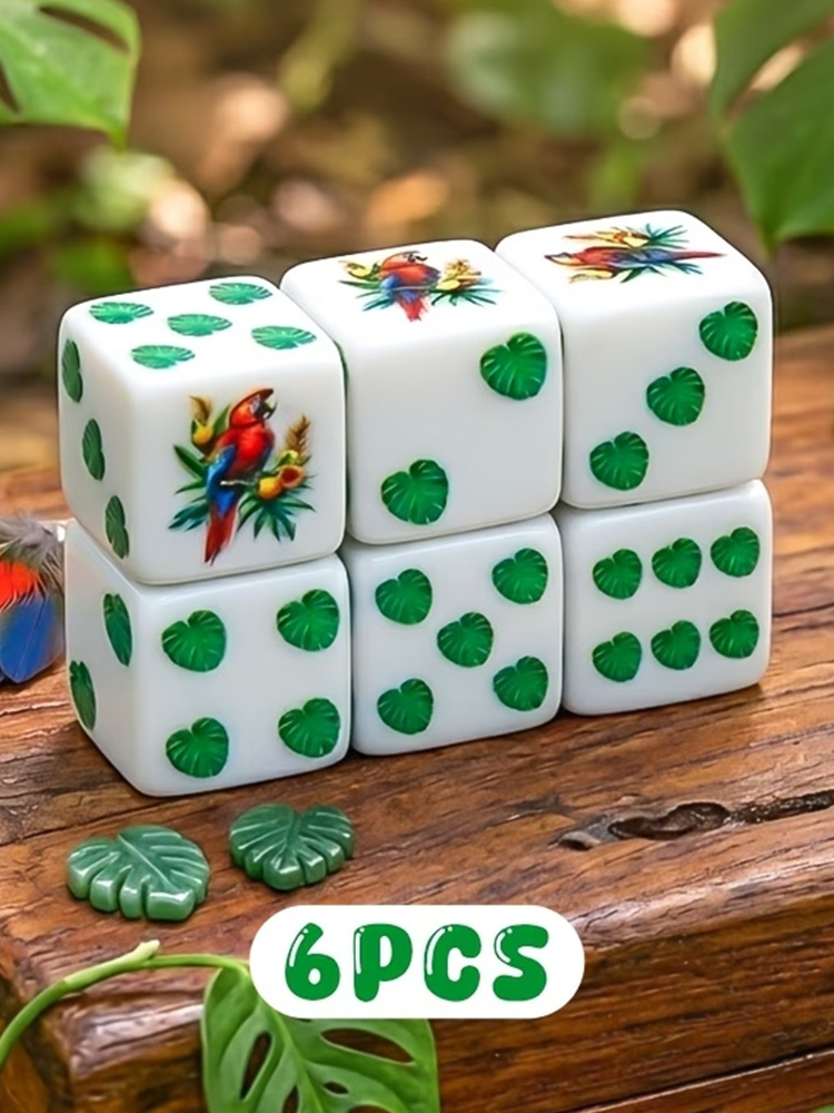 Board Game Rpg - Set di 6 Dadi D6 Colorati