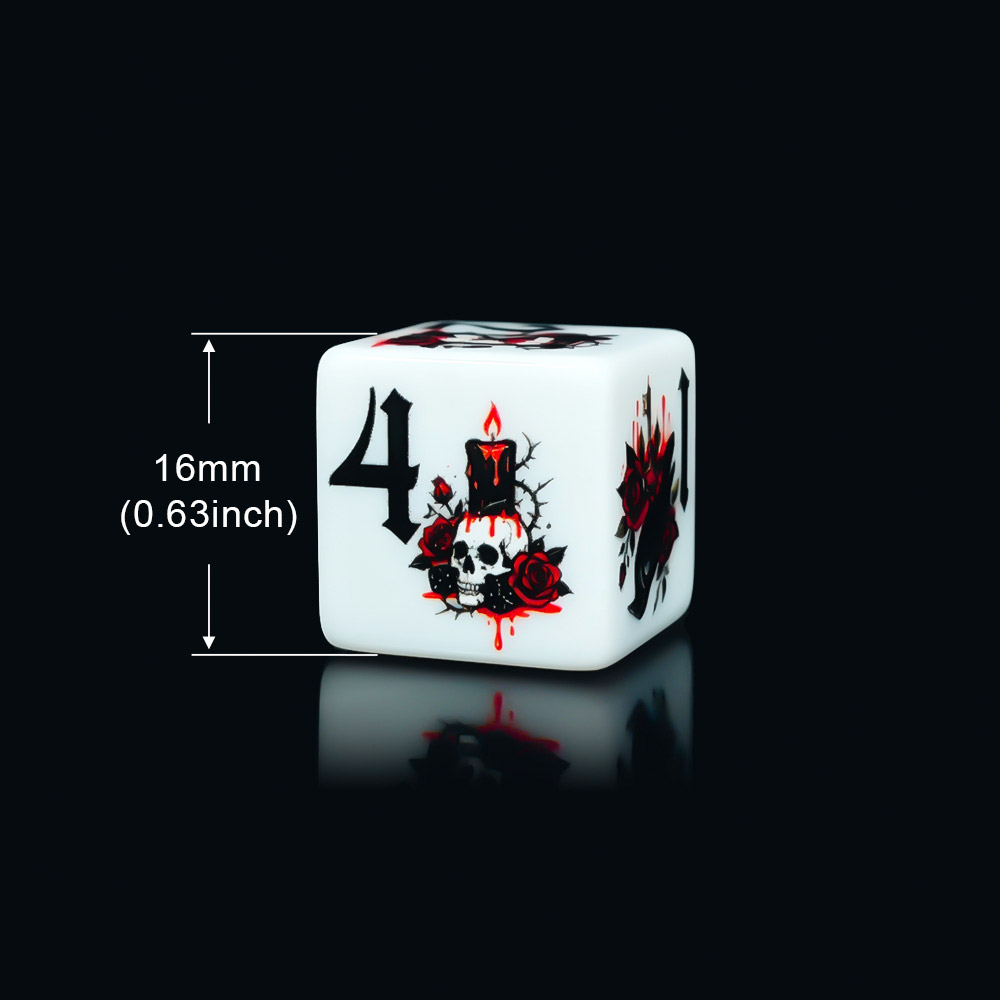 Set di 12 Dadi Acrilici D6 da  - Board Game Print recensione e prezzo