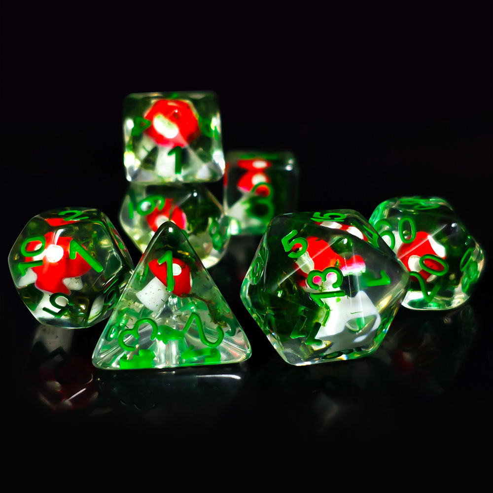 7 pz/set DND Dadi Resina Trasp - Board Game Rpg recensione e prezzo