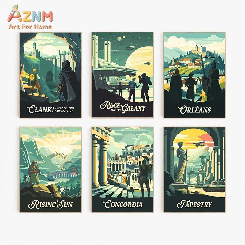 Poster su Tela Senza Cornice A - Board Game Print recensione e prezzo