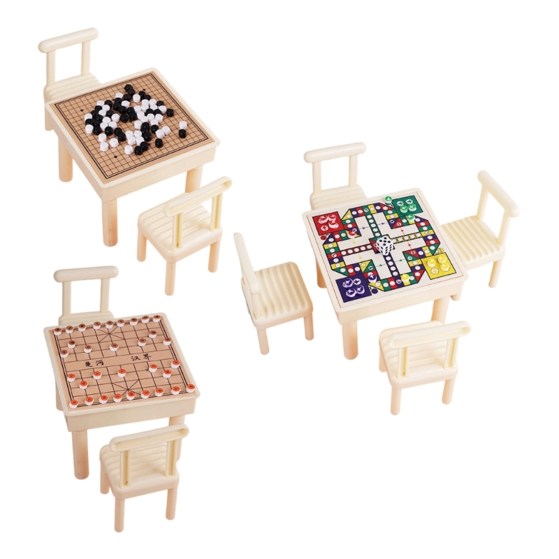 Tavolo e sedie da gioco in min - Board Game Print recensione e prezzo
