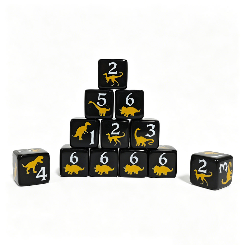 Set di 12 Dadi in Acrilico a T - Board Game Print recensione e prezzo