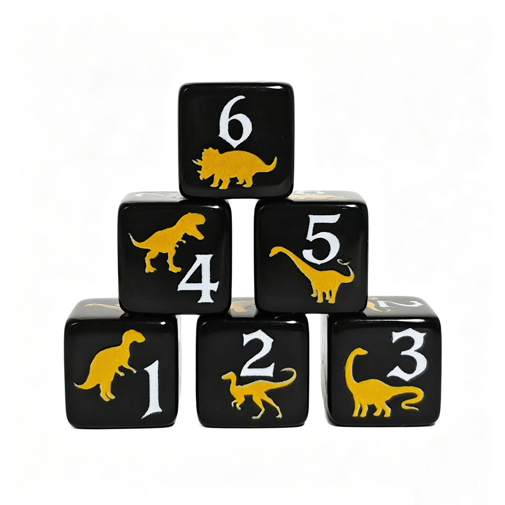 Set di 12 Dadi in Acrilico a T - Board Game Print recensione e prezzo