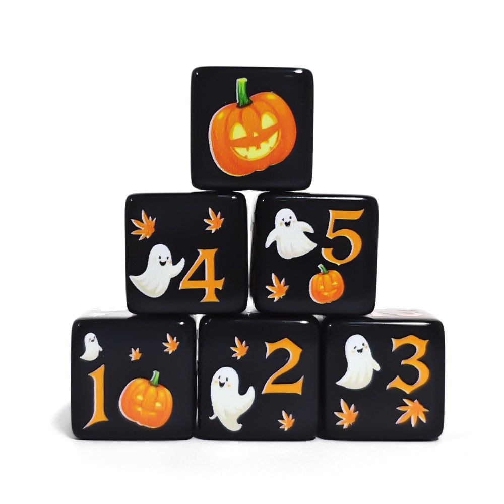 12 pezzi di dadi D6 in acrilic - Board Game Print recensione e prezzo