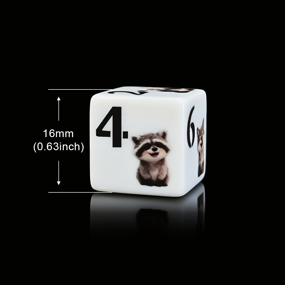 12 pezzi di dadi D6 in acrilic - Board Game Print recensione e prezzo