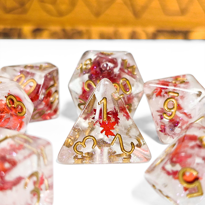 7PCS DND Dadi Resina Trasparen - Board Game Rpg recensione e prezzo