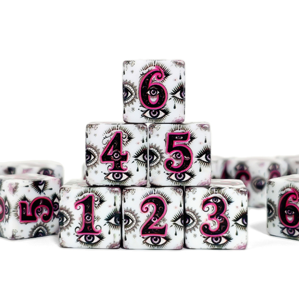 12 Pezzi Dadi Acrilici D6 da 1 - Board Game Print recensione e prezzo