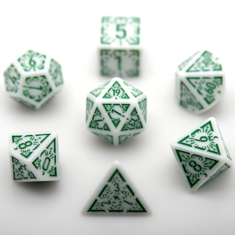 7 pz/set multi-faccia dadi nuo - Board Game Rpg recensione e prezzo