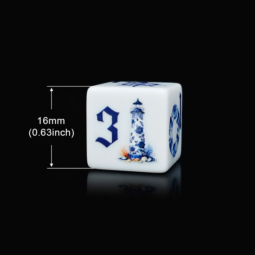 Set di 12 Dadi Acrilici Blu Na - Board Game Print recensione e prezzo