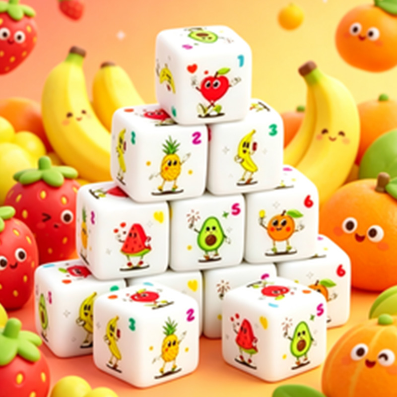 Set di 12 dadi a tema frutta,  - Board Game Rpg recensione e prezzo