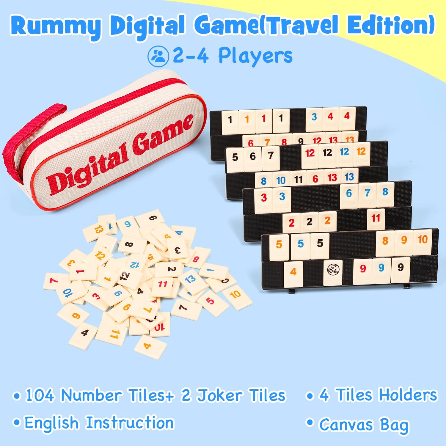 Gioco Rummy Cube con 4 rack, s - Board Game Master recensione e prezzo